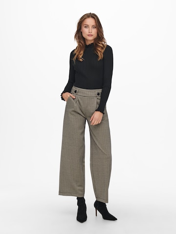 Wide leg Pantaloni con pieghe 'Geggo Mia' di JDY in marrone