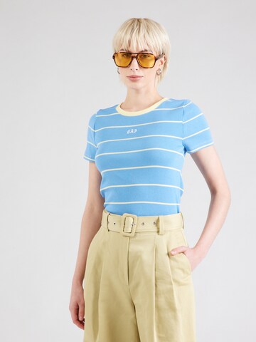 Maglietta di GAP in blu: frontale