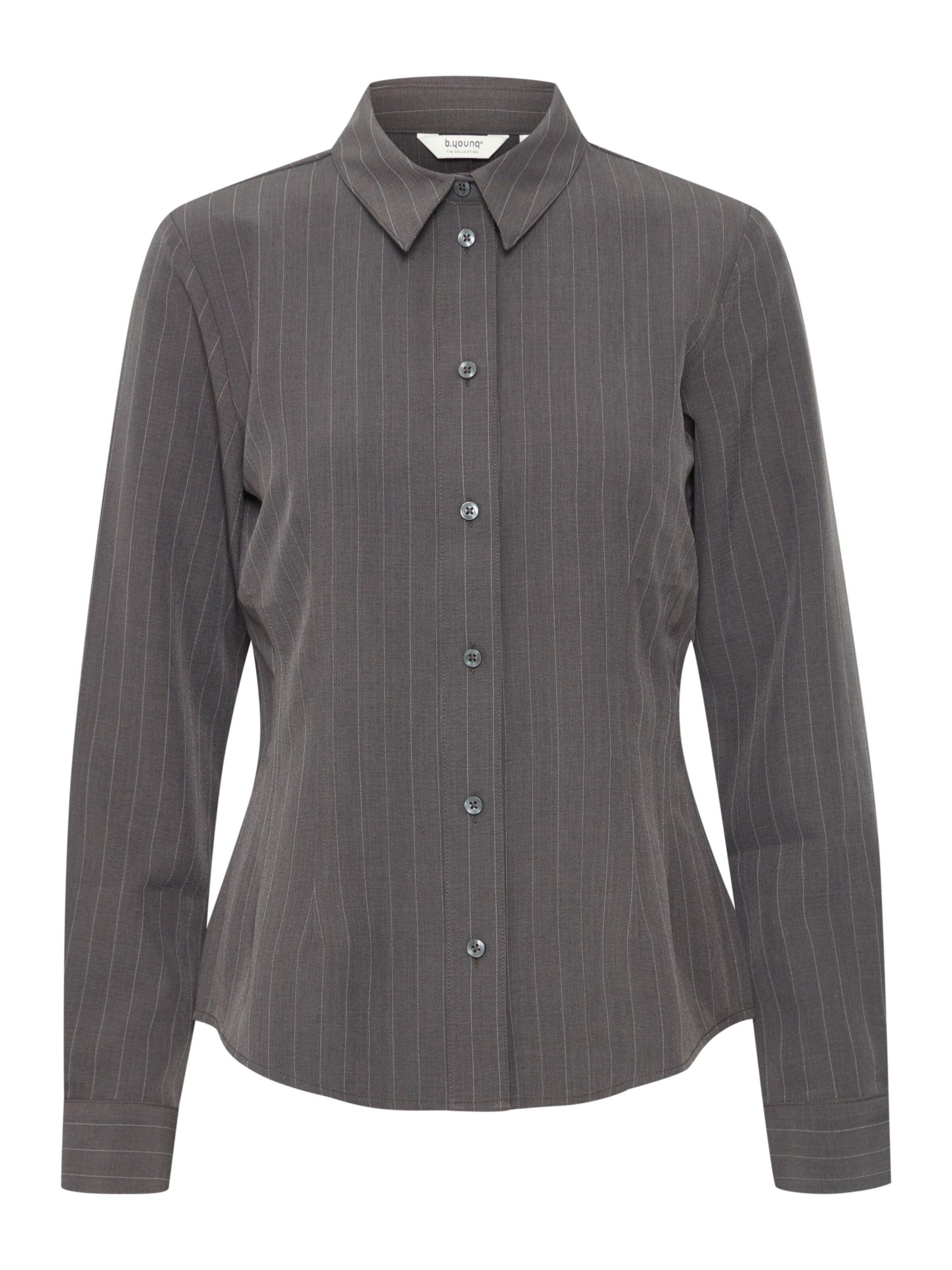 b.young Bluse 'BYMMMidde' in Grau: Vorderseite