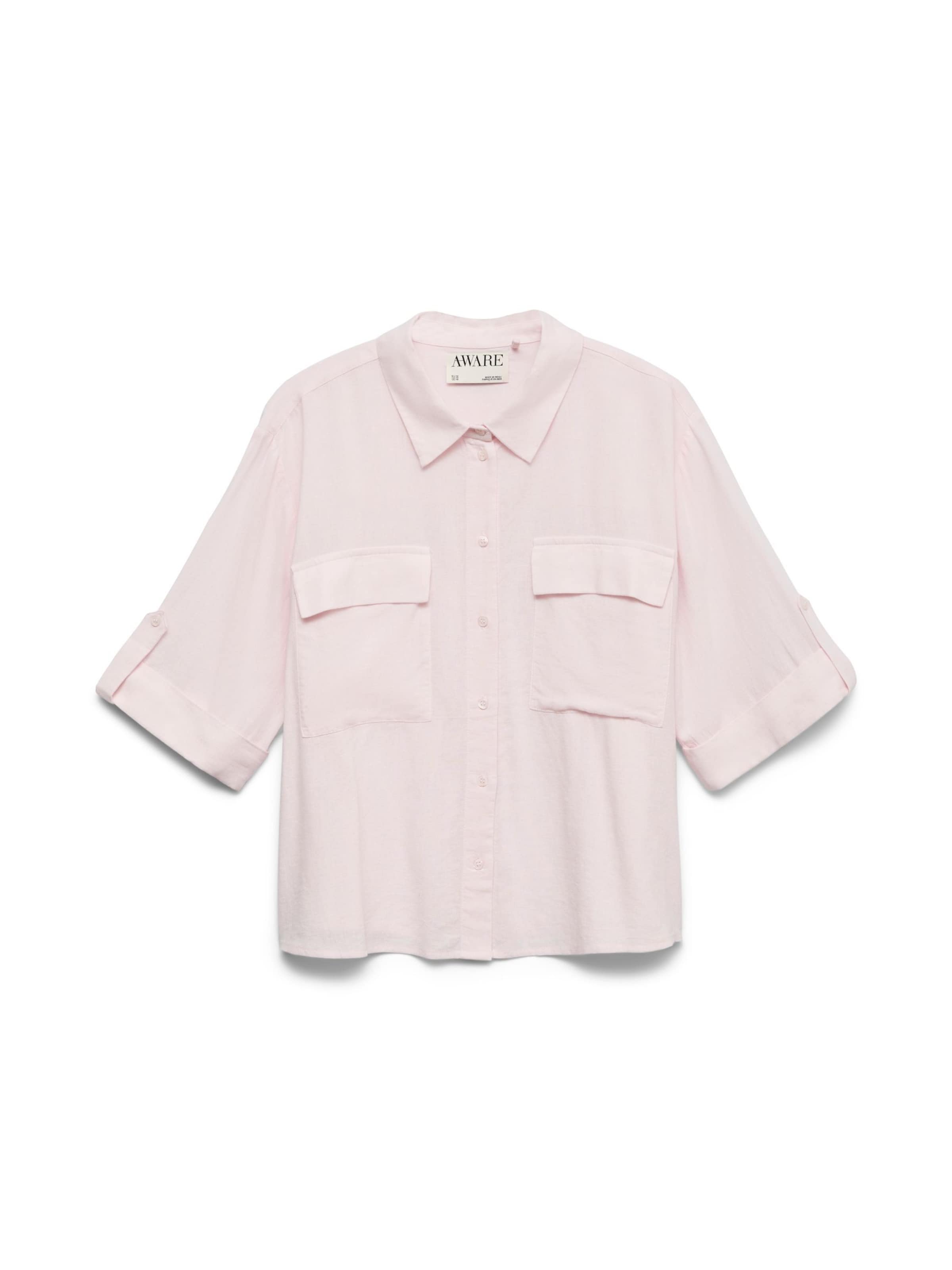 Camicia da donna 'AWRyder' di VERO MODA in rosa: frontale