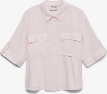 Camicia da donna 'AWRyder' di VERO MODA in rosa: frontale