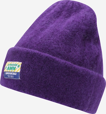 AMERICAN VINTAGE Čepice 'VITOW' – fialová: přední strana