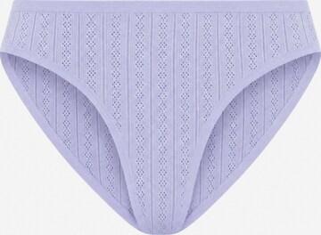 Albero Natur Panty 'Bio-Baumwoll Jacquard Slip' in Purple: front