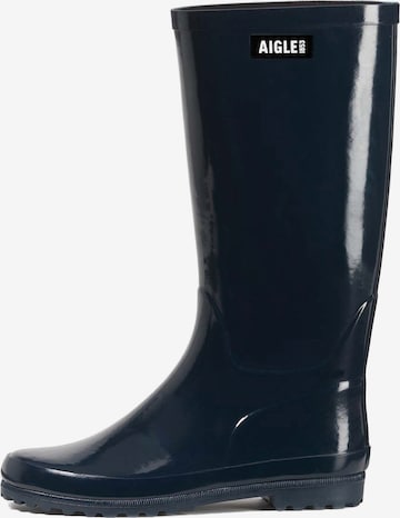 Cizme de cauciuc ' ELIOSA ' de la AIGLE pe albastru: față