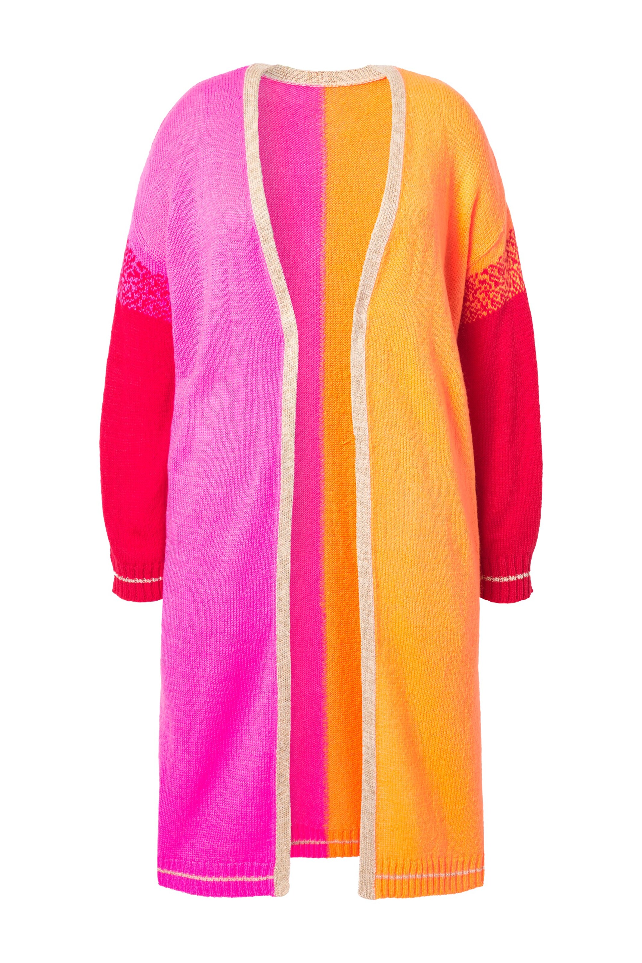 Angel of Style Gebreid vest in Oranje: voorkant