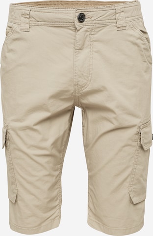 TOM TAILOR Slimfit Shorts 'Josh' in Beige: predná strana