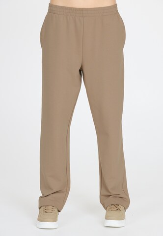 Les'Arcs Loose fit Sports trousers in Brown: front