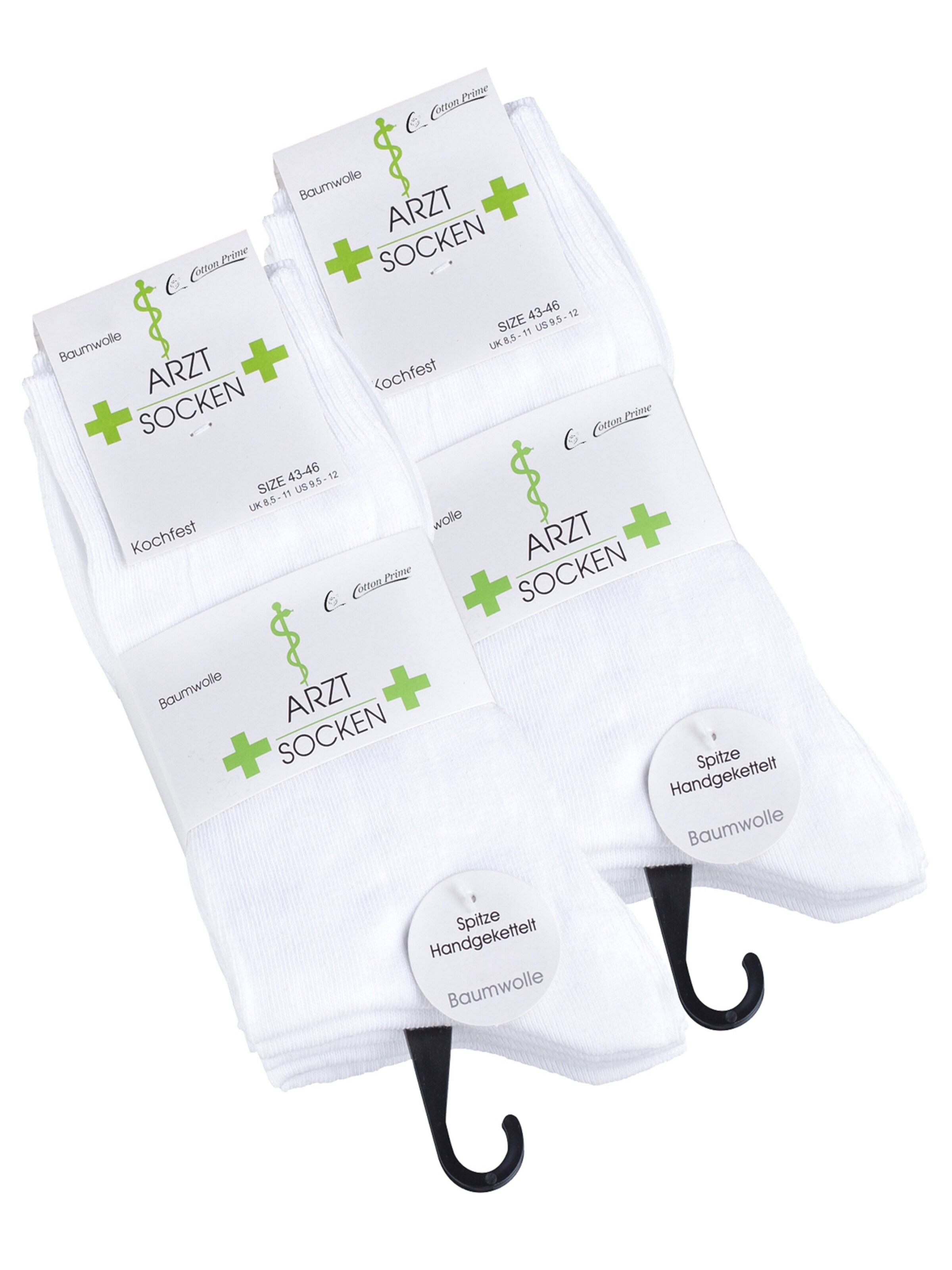 Cotton Prime Socks in White