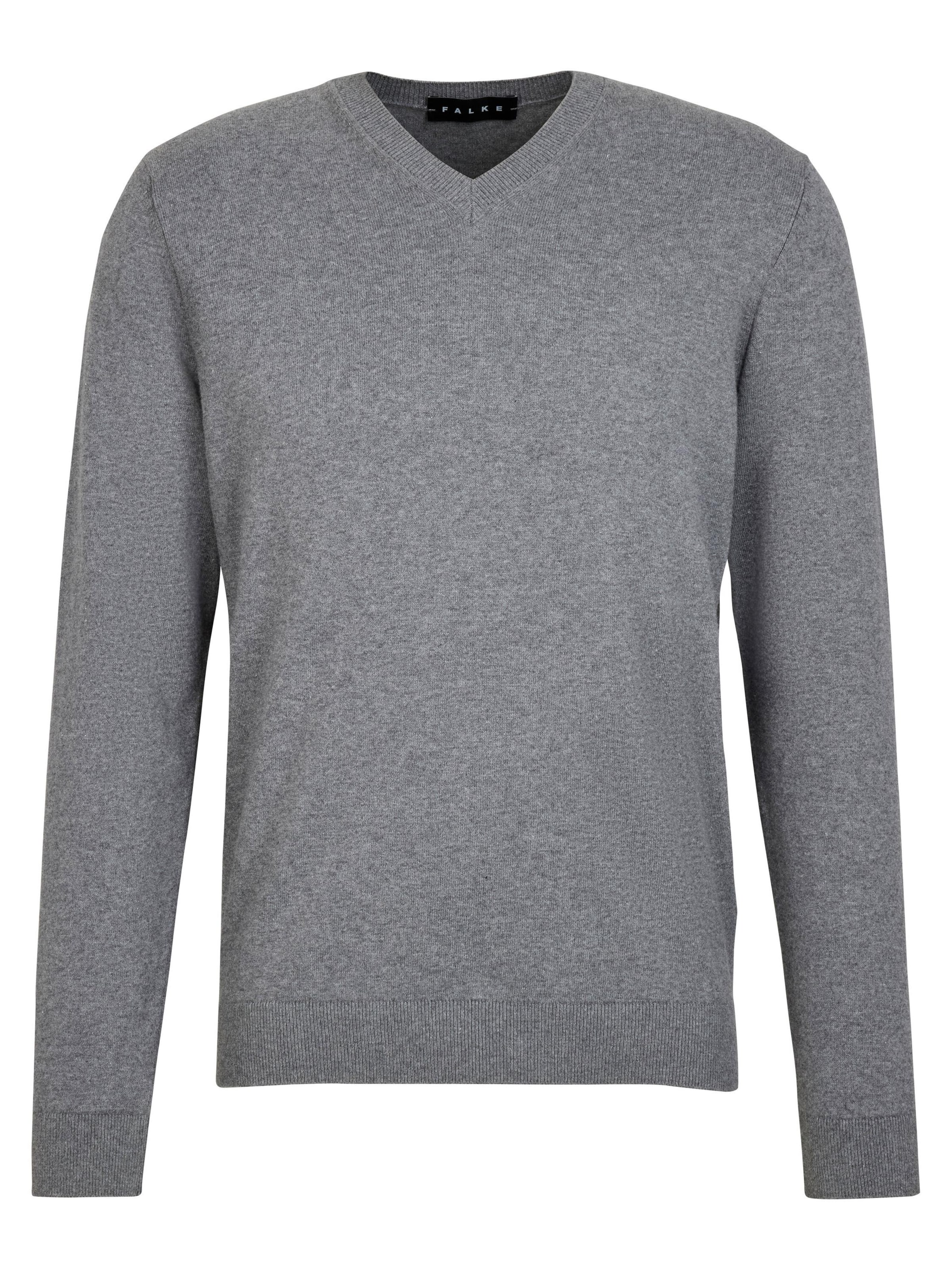 FALKE Pullover 'Pure Cotton'‌‌‌‌‌‌‌‌‌‌ in Grau