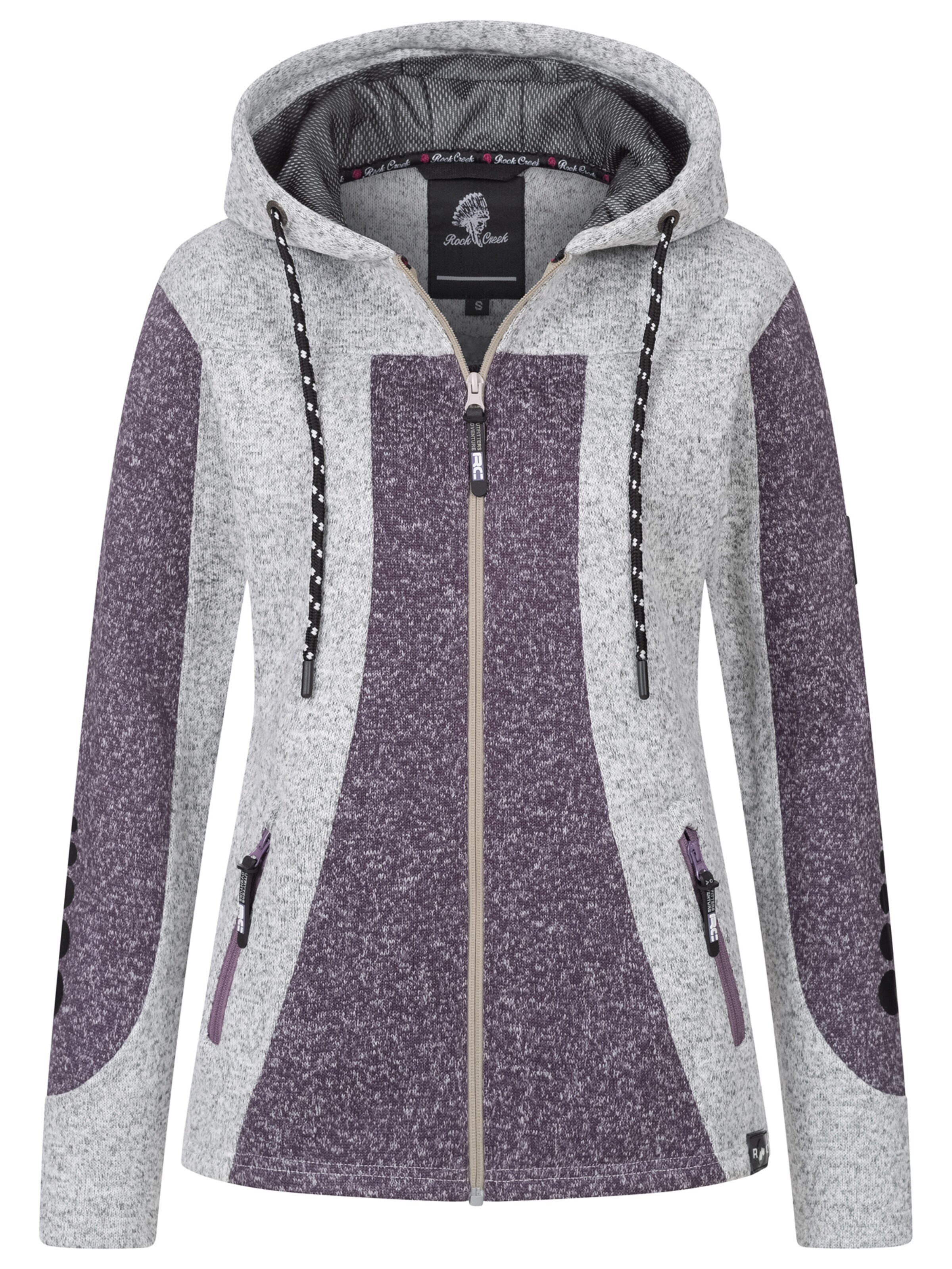 Rock Creek Fleece Jacket in Purple: front
