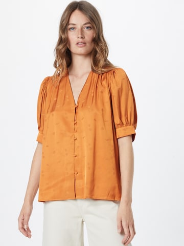 Samsøe Samsøe - Blusa 'Jetta' em amarelo: frente