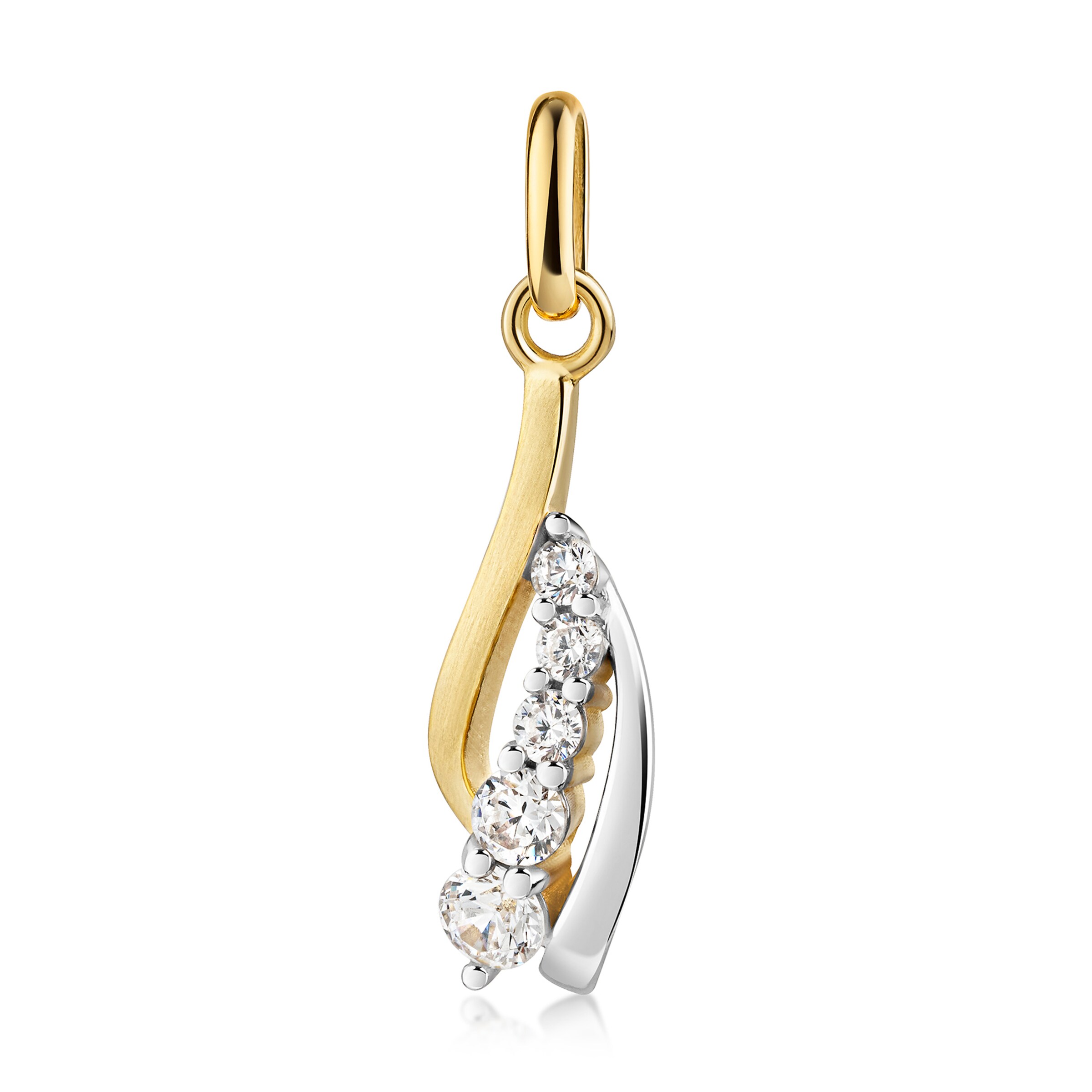FIRETTI Pendant in Gold: front
