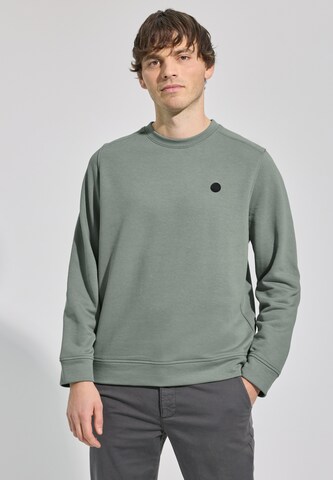 Street One MEN Sweatshirt in Green: front
