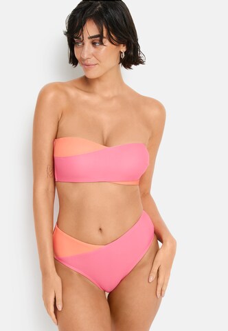 LSCN by LASCANA Bandeau Bikini in Pink: Vorderseite