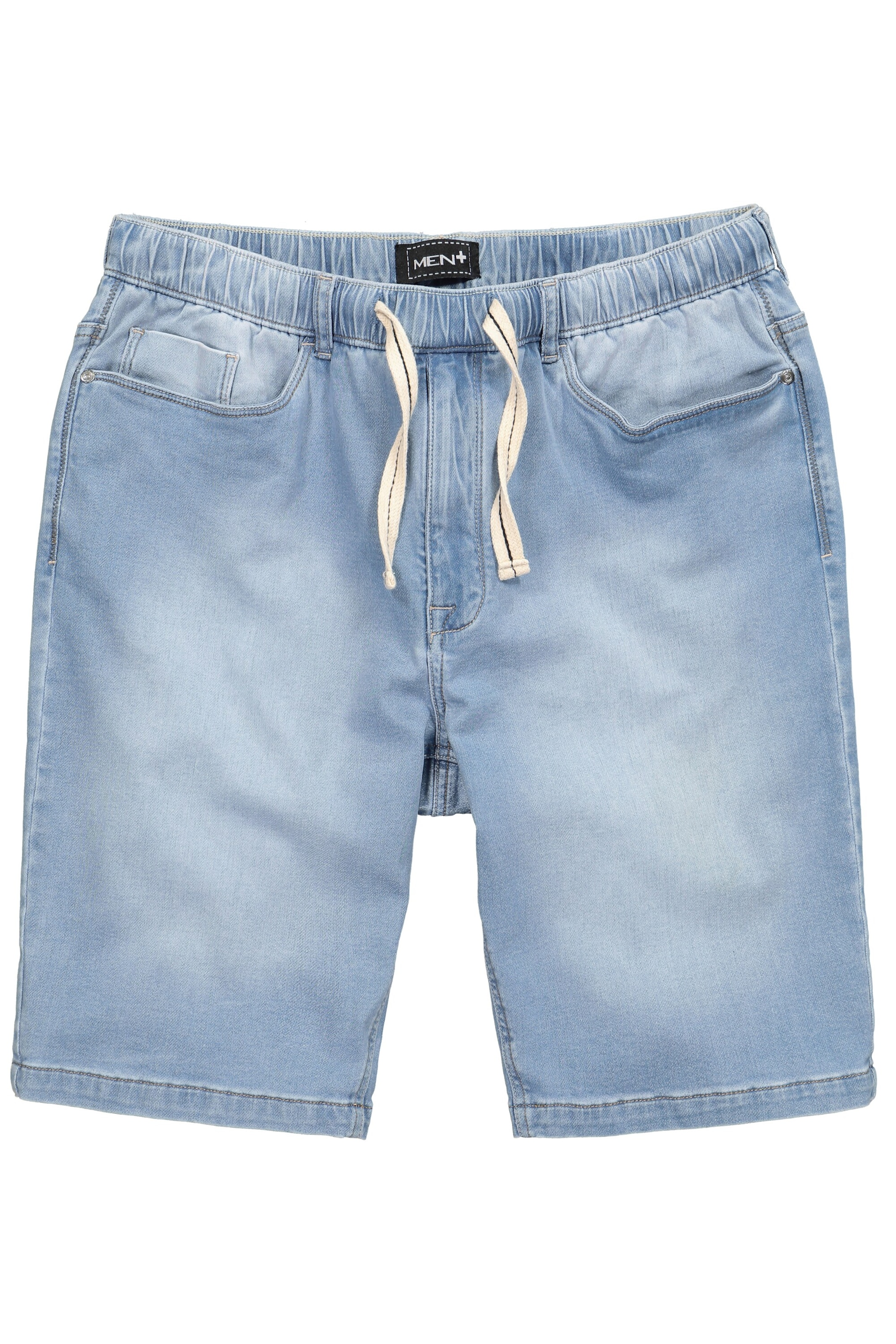 Men Plus Regular Jeans in Blauw: voorkant