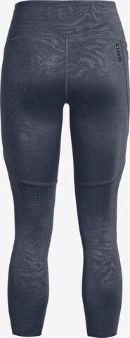 UNDER ARMOUR Skinny Workout Pants 'RUSH' in Grey