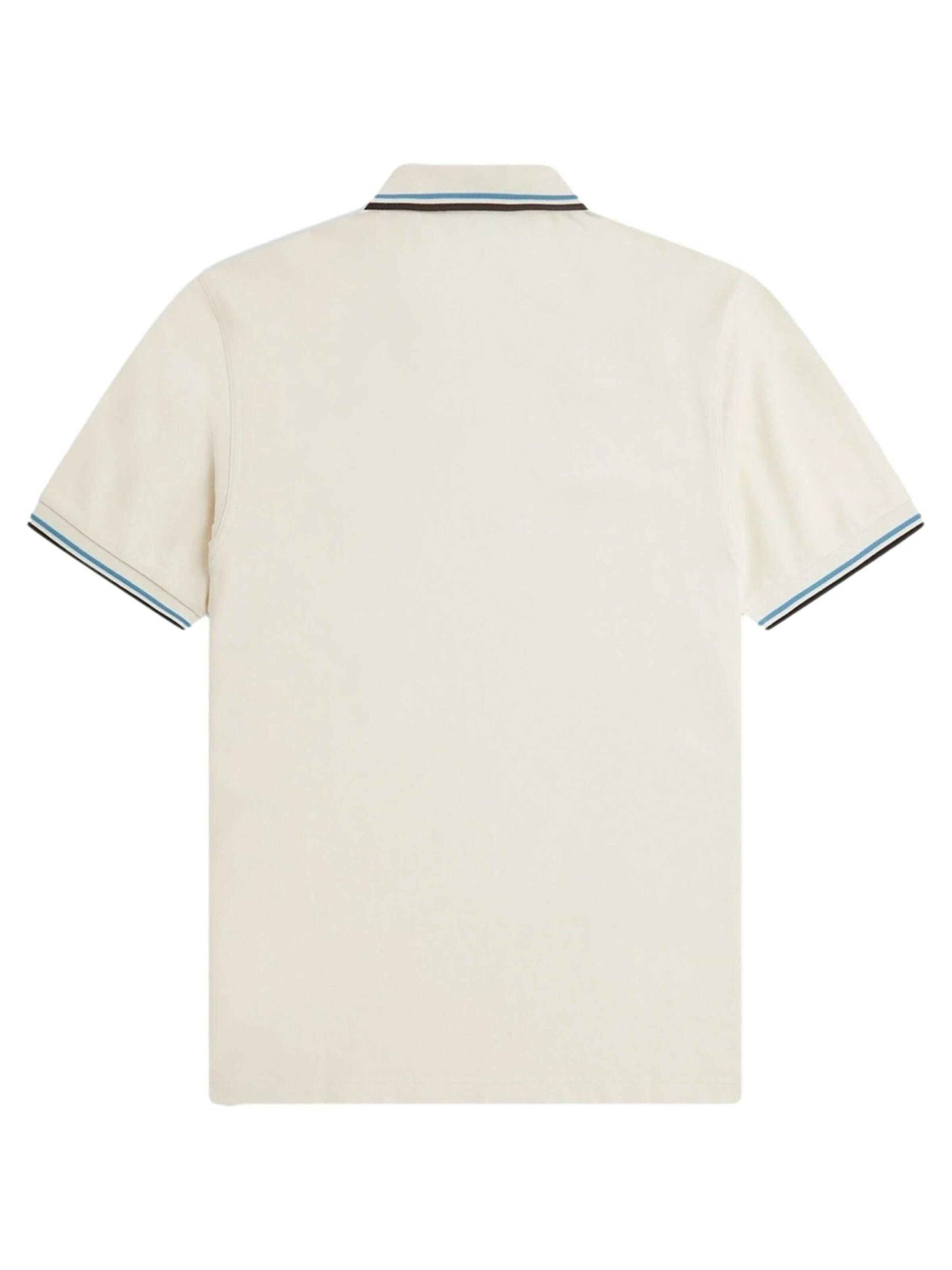 Fred Perry Bluser & t-shirts 'Polo fred perry beige/azul-negro twin tipped shirt' i beige