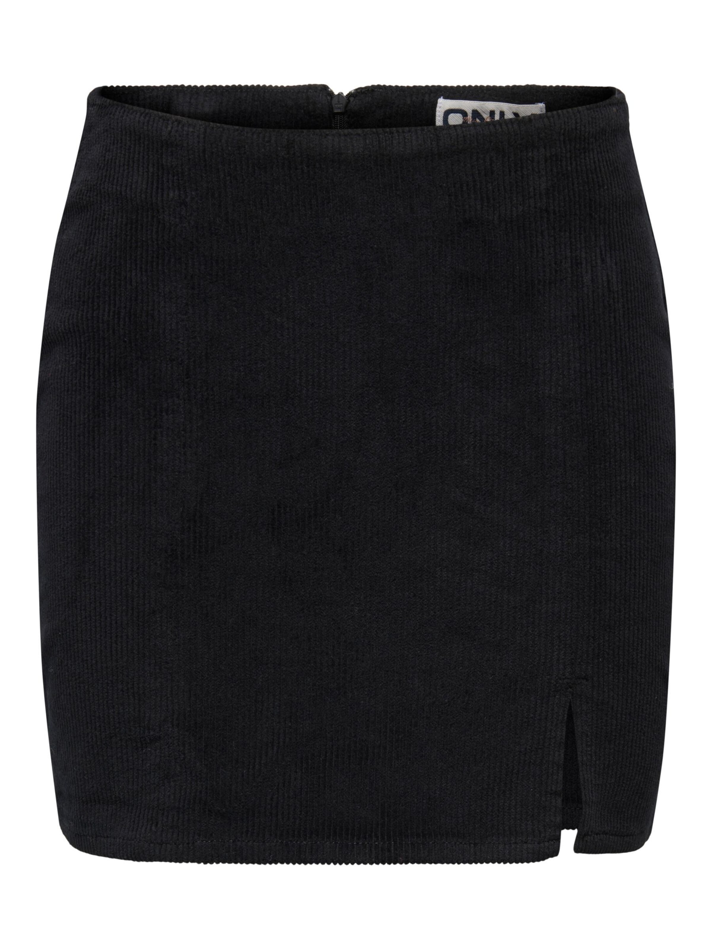 Jupe 'ONLLENI-GLOBAL' ONLY en noir : devant