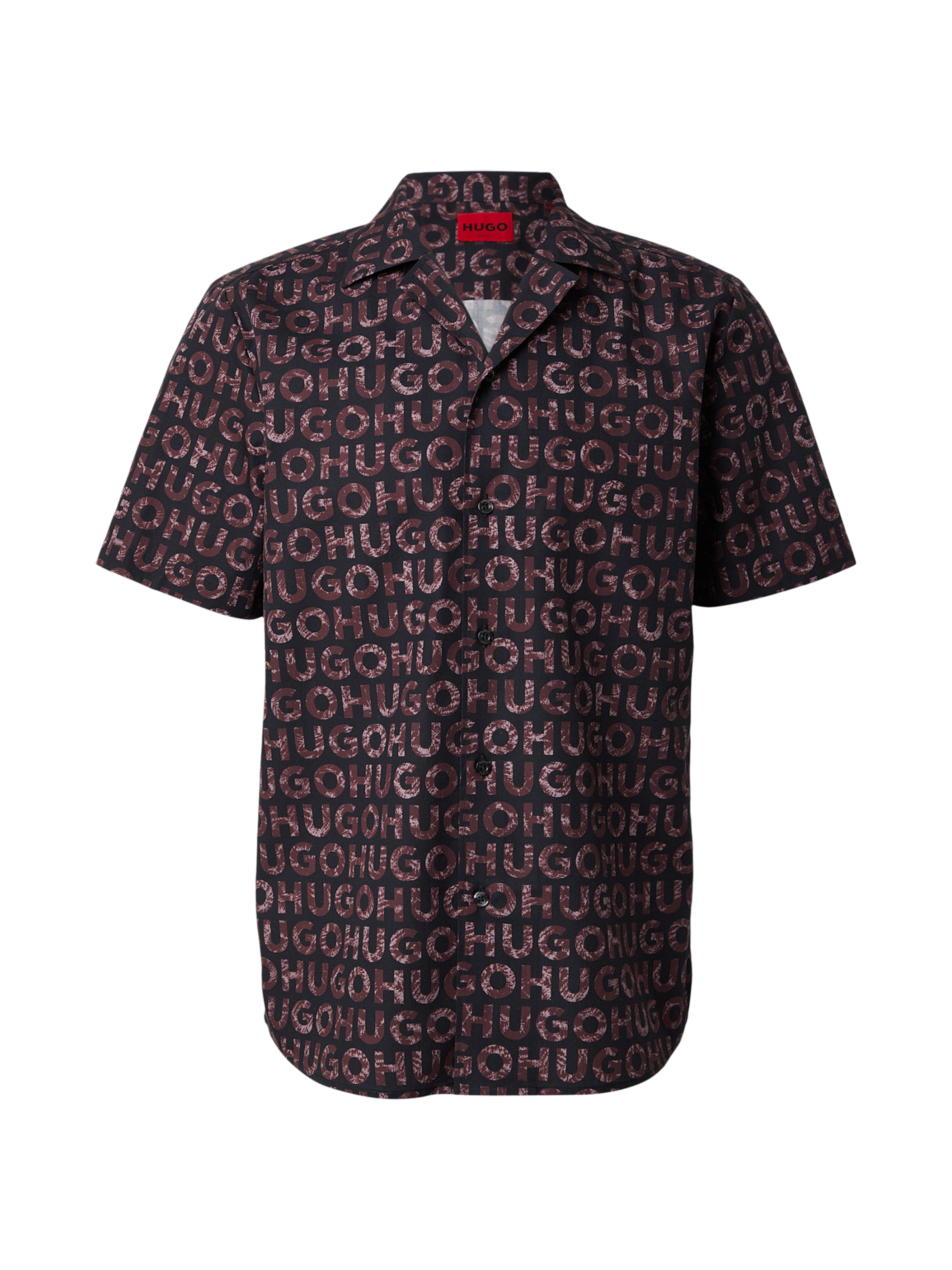 HUGO Regular fit Overhemd 'Ellino' in Bruin: voorkant