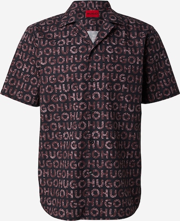 HUGO Overhemd 'Ellino' in Bruin: voorkant