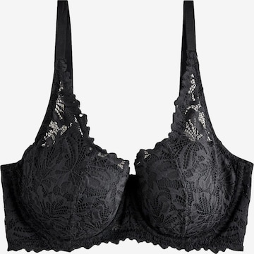 Next T-Shirt Rintaliivi värissä musta: etupuoli