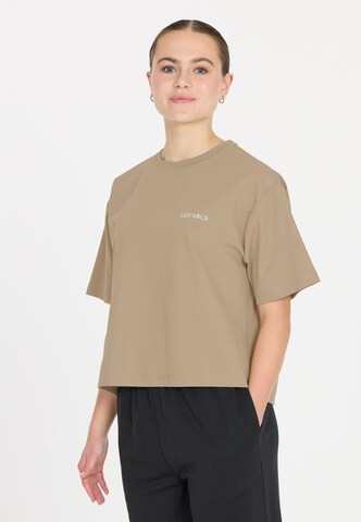 Les'Arcs Shirt 'Jerety' in Bruin: voorkant