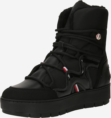 TOMMY HILFIGER Snow boots in Black: front