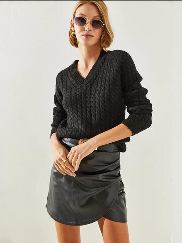 Pull-over 'Pullover' Bianco Lucci en noir