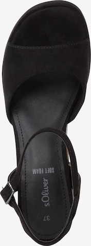 s.Oliver Sandals in Black