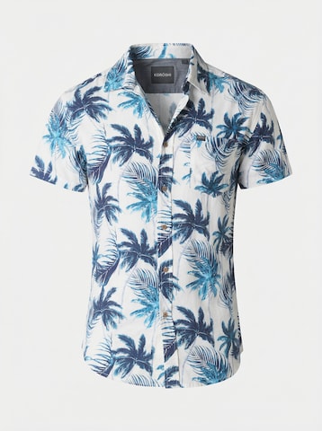 KOROSHI Slim fit Overhemd in Wit