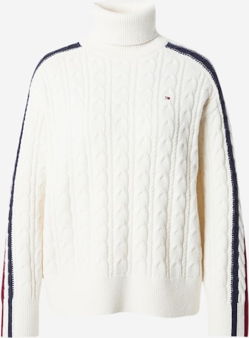 Pull-over TOMMY HILFIGER en beige : devant