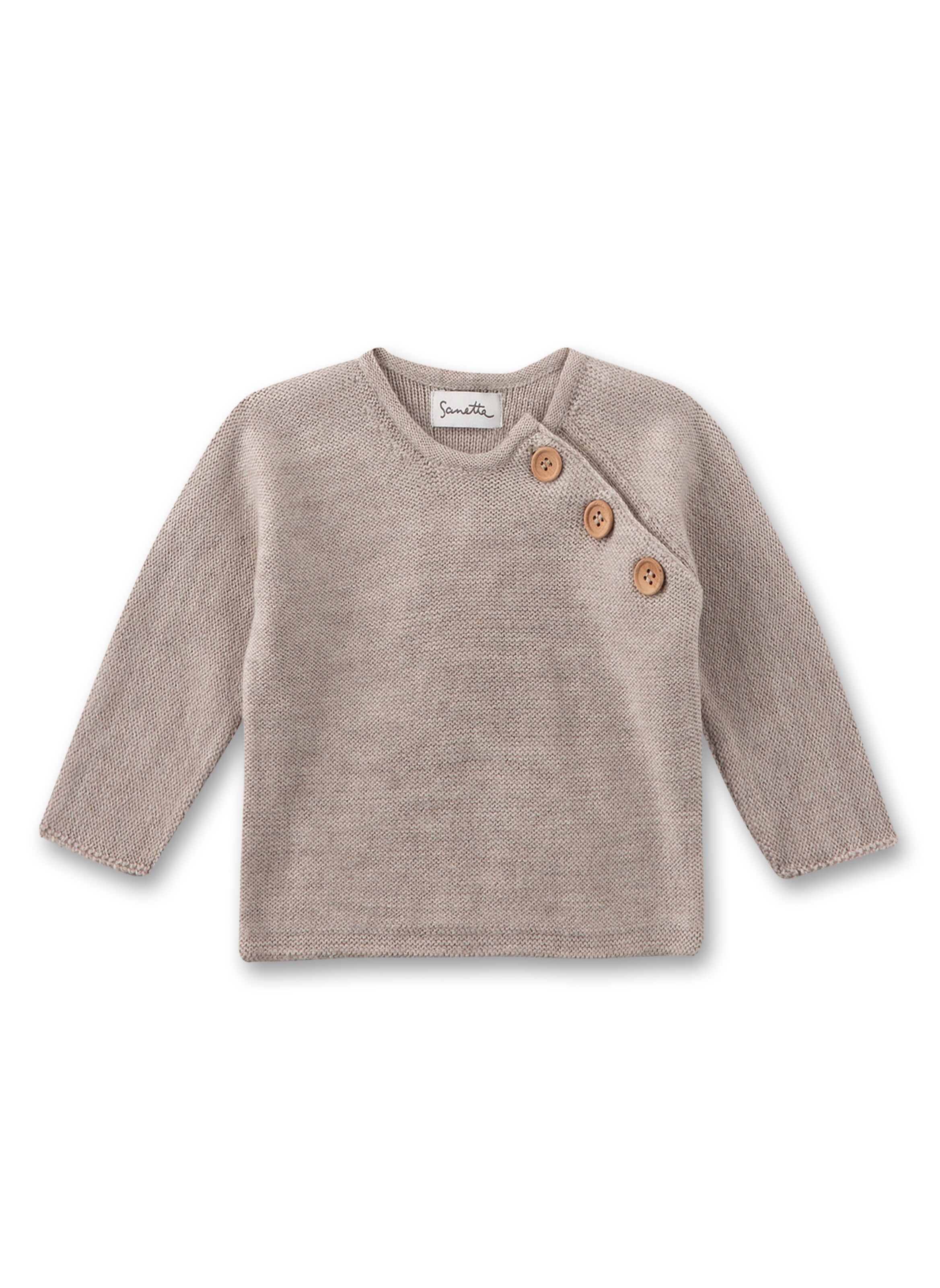 Sanetta Pullover in Beige: Vorderseite