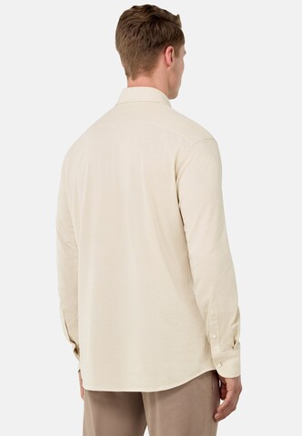 Boggi Milano Regular fit Button Up Shirt in Beige
