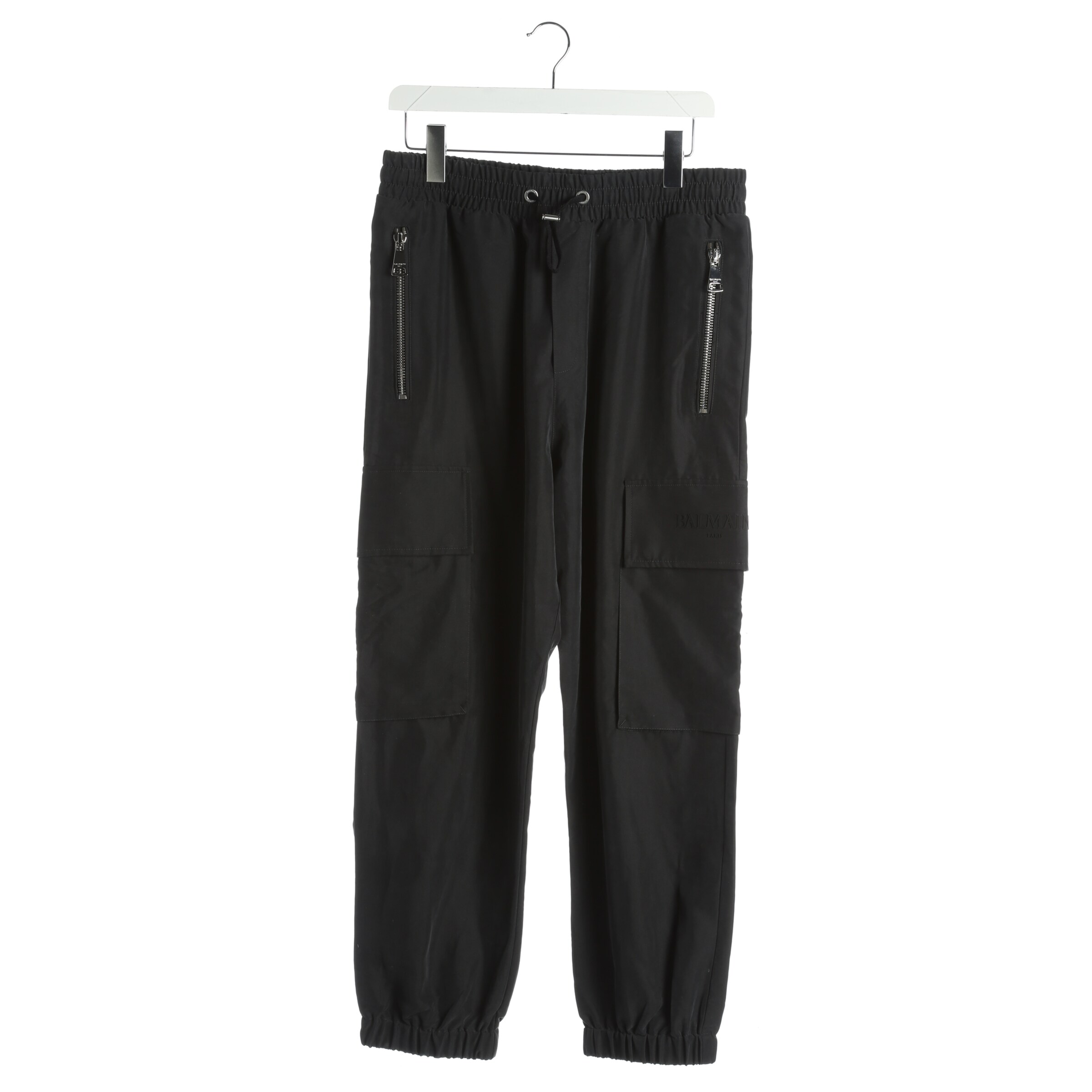 Balmain Hose in 33 in dunkelgrau, Produktansicht