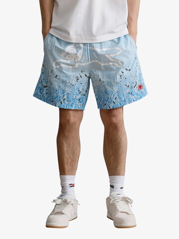 Pantaloncini da bagno di ICECREAM in blu: frontale