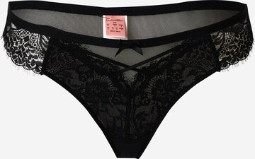 String 'Arabella' di Hunkemöller in nero: frontale