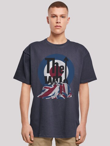 T-Shirt 'The Who Flag Blanket' F4NT4STIC en bleu : devant