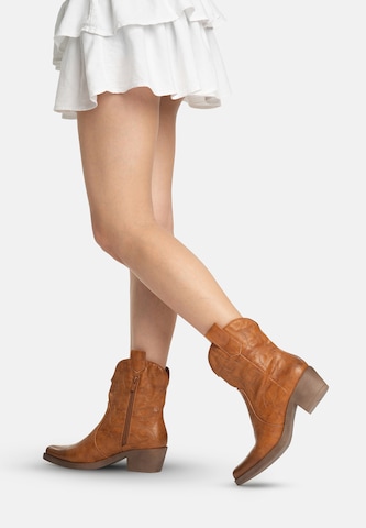 Salinyang Cowboylaarzen in Bruin