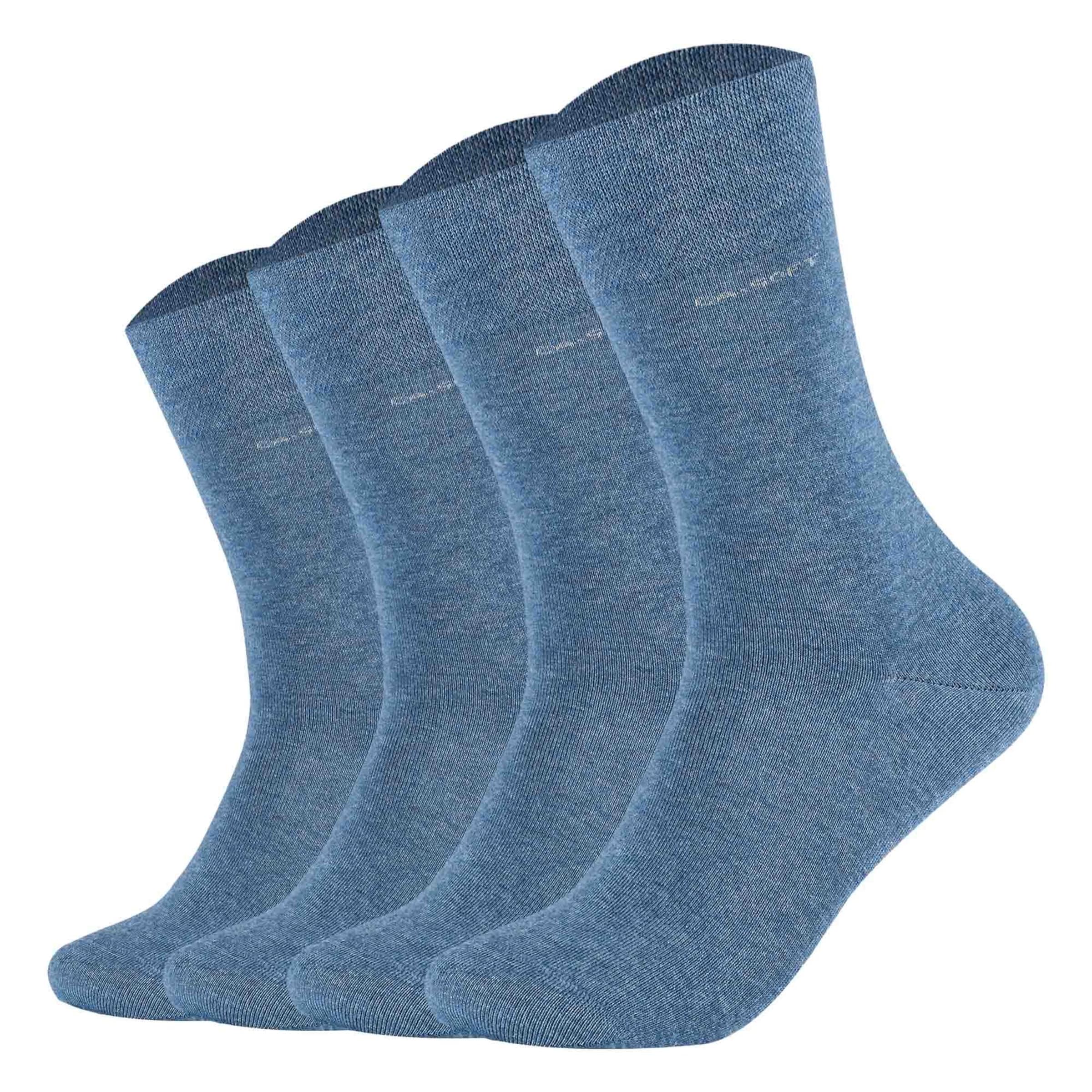 camano Socks in Blue: front