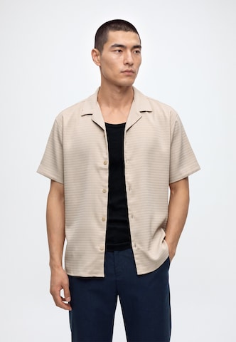 smėlio JACK & JONES Standartinis modelis Marškiniai 'JCOFUSION': priekis