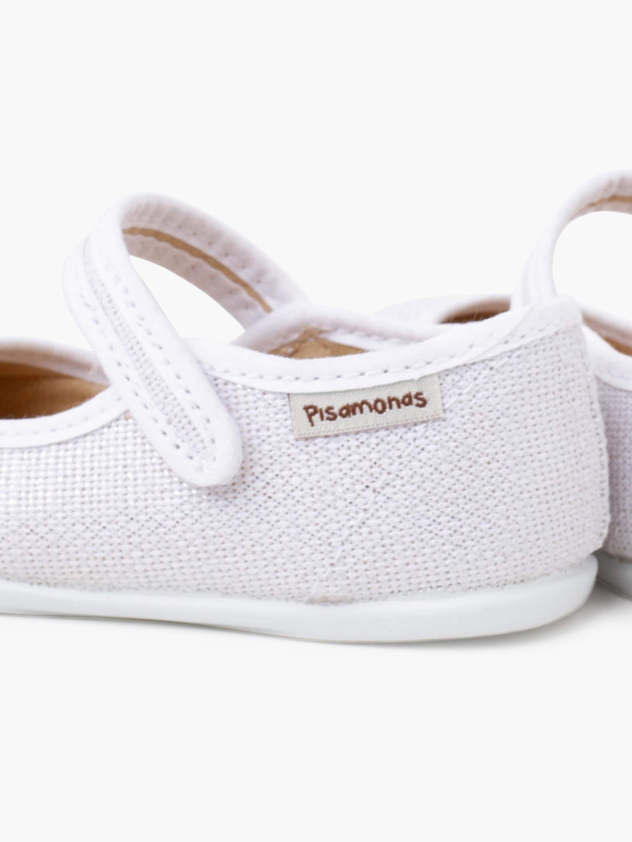 Ballerines Pisamonas en blanc