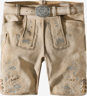 STOCKERPOINT Klederdracht broek 'Romano' in Beige: voorkant