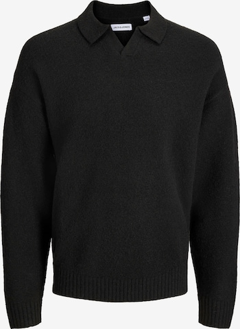 JACK & JONES Пуловер 'JJESOHO OLLIE' в черно: отпред