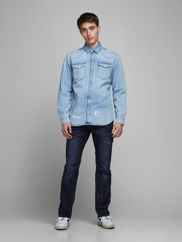 Regular Jean 'JJIClark JJOriginal' JACK & JONES en bleu