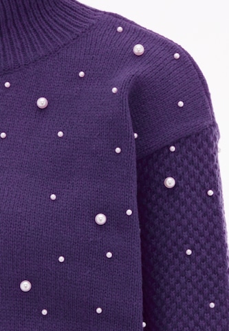 Pull-over nascita en violet