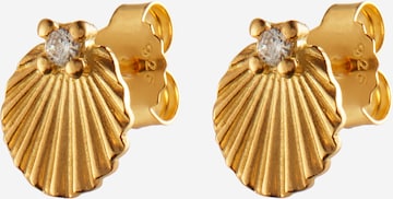 ENAMEL Copenhagen Earrings 'Edna' in Gold: front