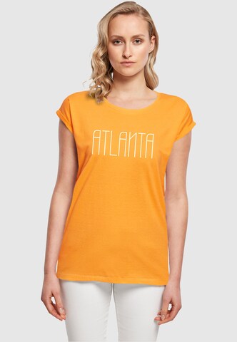 Merchcode Μπλουζάκι 'Atlanta X' σε πορτοκαλί: μπροστά