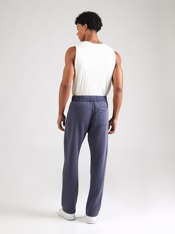 Abercrombie & Fitch Normalny krój Spodnie w kolorze niebieski