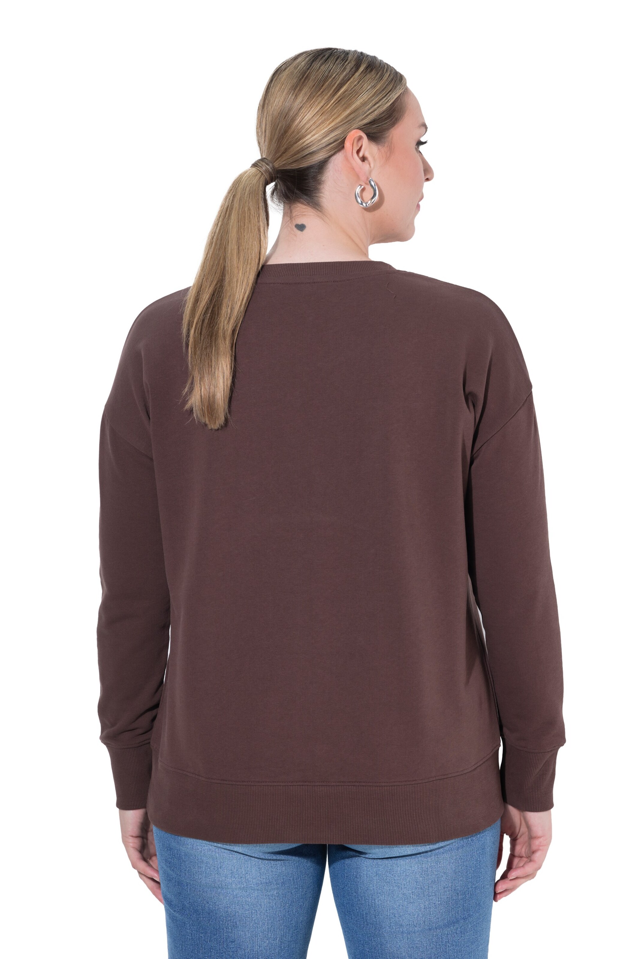 MIAMODA Sweatshirt in Braun
