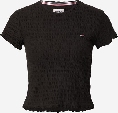 Tommy Jeans T-shirt en noir, Vue avec produit